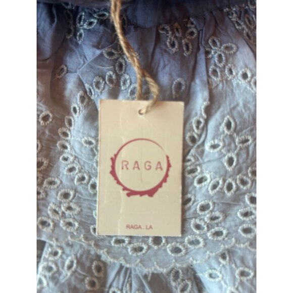 Raga XS Womens Blue Ombre Layered Lace Embroidered Mini Skort - Picture 3 of 5